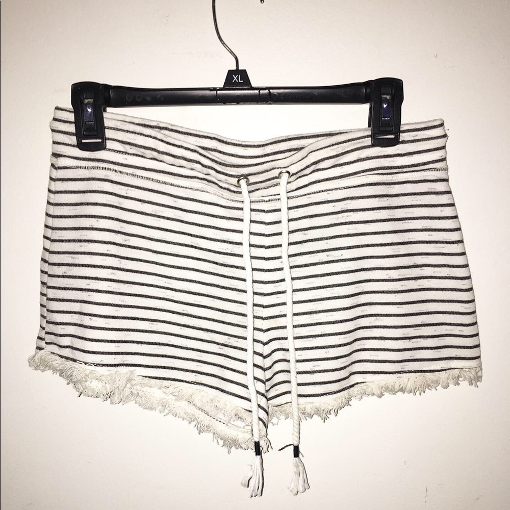 black and white striped shoes